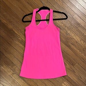 Lululemon Athletica Vibrant Pink Tank Top